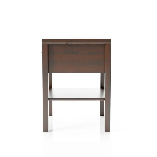 Hot Sale 👍 Furniture Of America Larc Mid-Century Modern Solid Wood 1-drawer Nightstand Light Oak 🧨 - Image 4