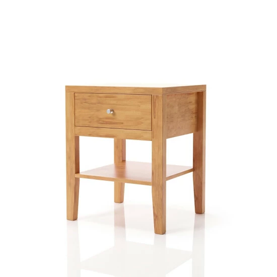 Hot Sale 👍 Furniture Of America Larc Mid-Century Modern Solid Wood 1-drawer Nightstand Light Oak 🧨 - Image 6