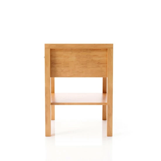 Hot Sale 👍 Furniture Of America Larc Mid-Century Modern Solid Wood 1-drawer Nightstand Light Oak 🧨 - Image 8