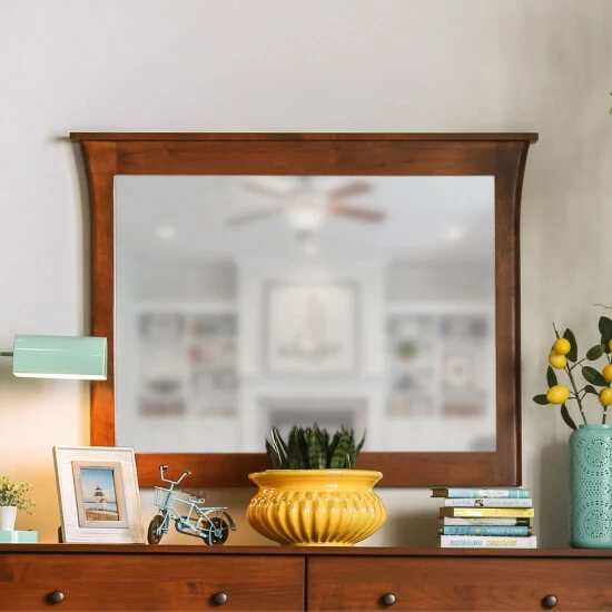 Cheapest 🤩 Furniture Of America Nisa Rustic Cherry 48-inch Mirror - Dark Cherry - Dark Cherry 💯 - Image 4