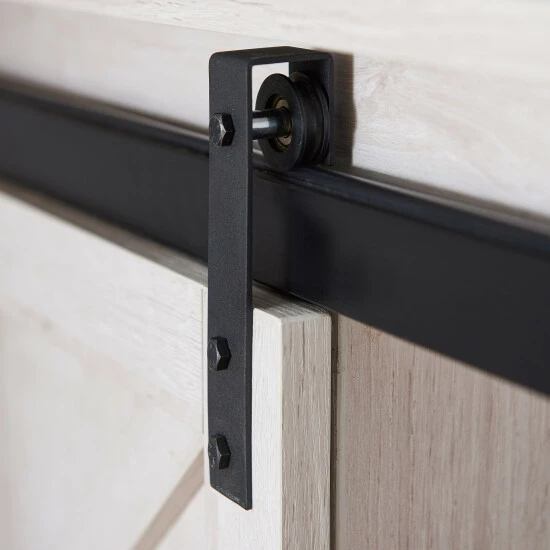 Outlet ⭐ Furniture Of America Brasnar 56-inch L-shape Storage Computer Desk White Oak 🔔 - Image 8