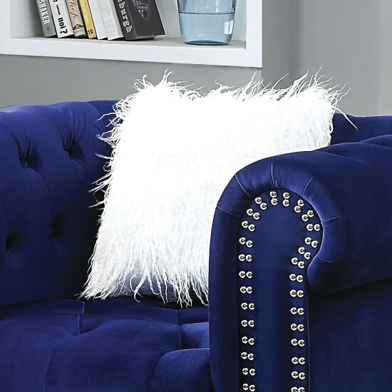 Best deal 🌟 Furniture Of America Resserie Glam Fabric Button Tufted Chair Grey 🥰 - Image 6