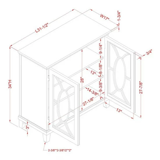 Cheap 😍 Furniture Of America Thurmin Grey 32-inch 3-shelf Hallway Cabinet 🔥 - Image 5