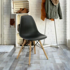 Hot Sale β€οΈ Furniture Of America Suff Modern Plastic Accent Chairs (Set Of 2) Grey π₯