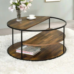 Best reviews of 🎉 Furniture Of America Carmicha Contemporary 35-inch 2-shelf Coffee Table Black 🛒