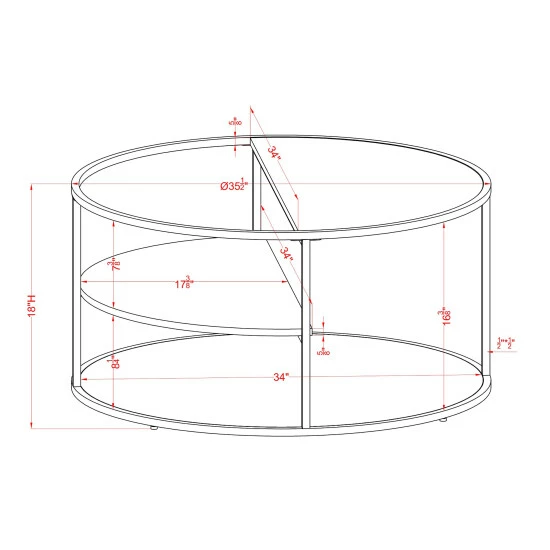 Best reviews of 🎉 Furniture Of America Carmicha Contemporary 35-inch 2-shelf Coffee Table Black 🛒 - Image 5