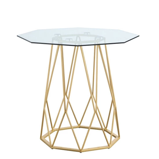 Deals 🥰 Furniture Of America Parisa Contemporary 24-inch Glass Top Side Table Black 🔥 - Image 5