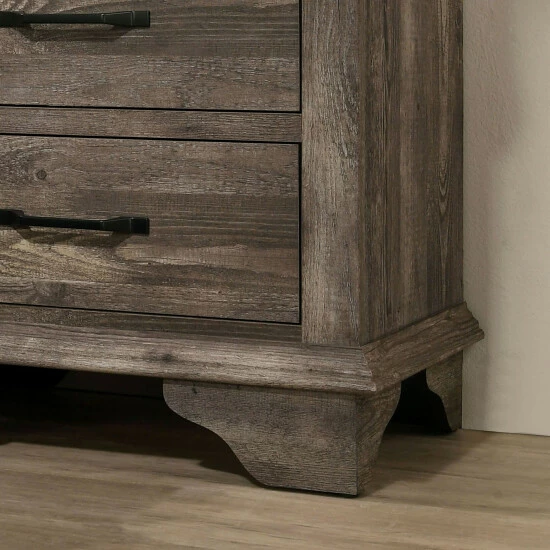 Cheapest ๐ Furniture Of America Balthasar Transitional Gray 2-drawer Nightstand ๐ - Image 3