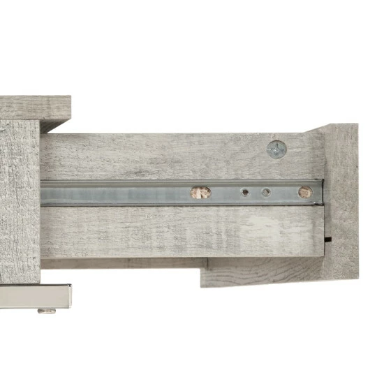 Flash Sale 😀 Furniture Of America Geneva Modern 18-inch 1-drawer Side Table Distressed Grey 🎁 - Image 5