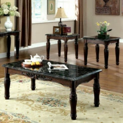 Best deal 💯 Furniture Of America Haia Brown 3-piece 48-inch Accent Table Set ⌛