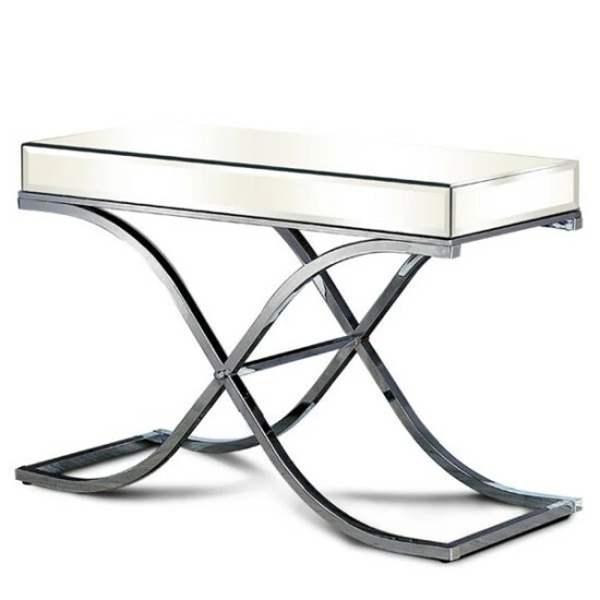 Budget 🔔 Furniture Of America Laja Chrome 48-inch Metal 3-piece Accent Table Set 😀 - Image 6