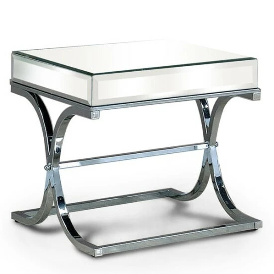 Budget 🔔 Furniture Of America Laja Chrome 48-inch Metal 3-piece Accent Table Set 😀 - Image 7