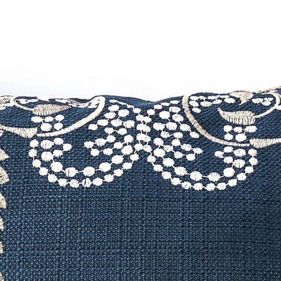 New π― Furniture Of America Mees Contemporary Blue Throw Pillows Set Of 2 π - Image 4