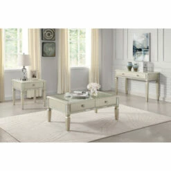 Best Pirce β¨ Furniture Of America Jaegersmorr Silver 3-piece 48-inch Accent Table Set π