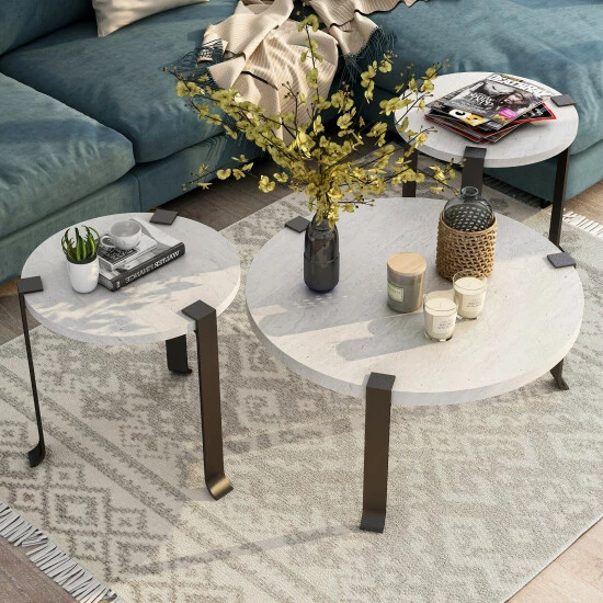 Coupon 🔥 Furniture Of America Moril 3-piece 41-inch Coffee Table And Side Tables Set Antique White 👍 - Image 4