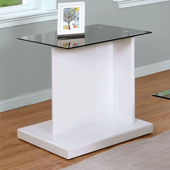 Coupon 🧨 Furniture Of America Demoline Glass Top 3-piece Coffee Table Set White ✨ - Image 7