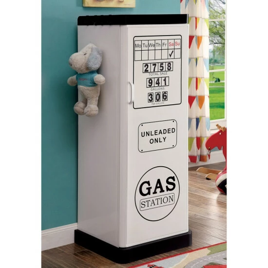 Promo 😉 Furniture Of America Tere Modern Twin 4-piece Racing Bedroom Set Pink 😉 - Image 4