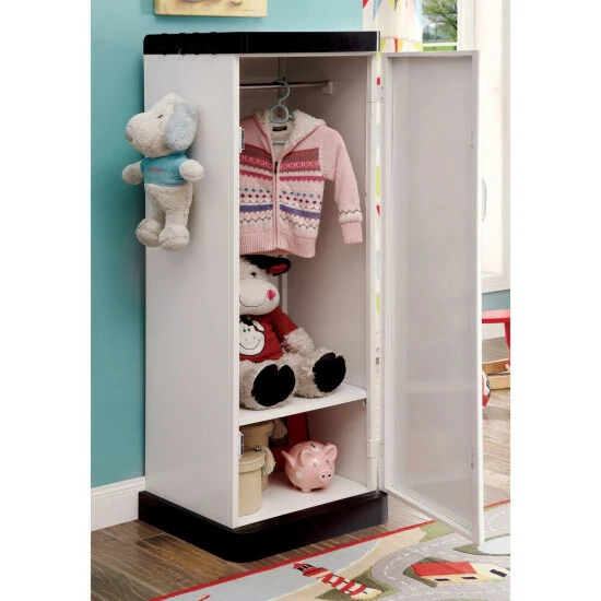 Promo 😉 Furniture Of America Tere Modern Twin 4-piece Racing Bedroom Set Pink 😉 - Image 5