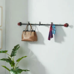 Best reviews of 👏 Furniture Of America Carbon Loft Lanu Sand Black Industrial Metal Pipe 🧥 Coat Rack 🎉