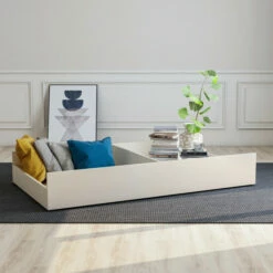 Coupon 🥰 Furniture Of America Ving Contemporary Solid Wood Underbed Trundle Pearl White 😍