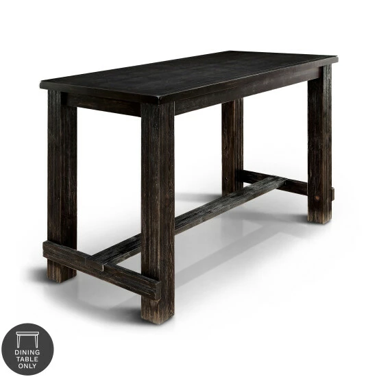 Brand new 🔥 Furniture Of America Vevo Black 60-inch Solid Wood Bar Table ❤️ - Image 2