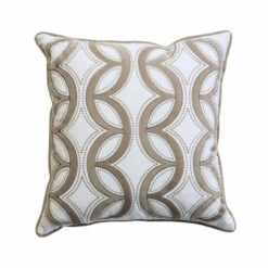 Discount 👏 Furniture Of America Nikka Contemporary Fabric Throw Pillows Set Of 2 Light Brown 🎁