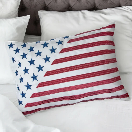 Budget π₯ Furniture Of America Porch & Den Tamarron Stylized Flag Accent Pillows (Set Of 2) π