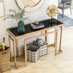 Best Sale β€οΈ Furniture Of America Pelmont Contemporary Glass Top 52-inch Sofa Table Chrome π