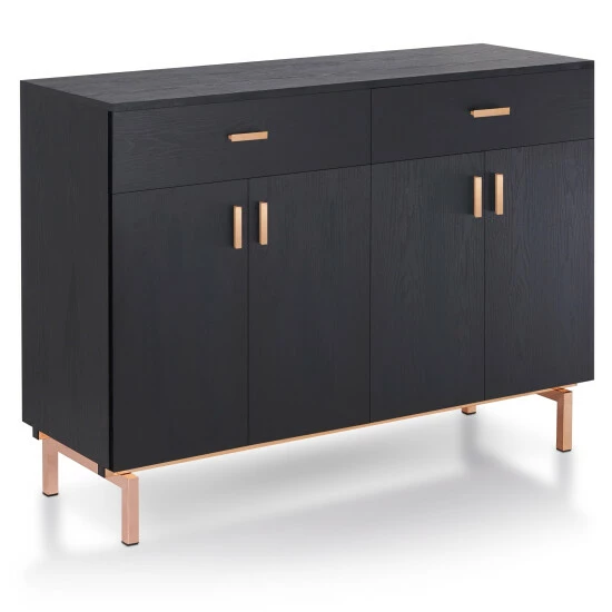 Brand new ❤️ Furniture Of America Mason Modern 2-drawer Buffet With Wine Rack Rose Gold 🔥 - Image 4