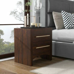 Best Pirce β Furniture Of America Malgan Transitional Walnut 2-Drawer Nightstand π