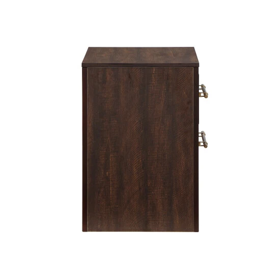 Best Pirce ⌛ Furniture Of America Malgan Transitional Walnut 2-Drawer Nightstand 😍 - Image 6