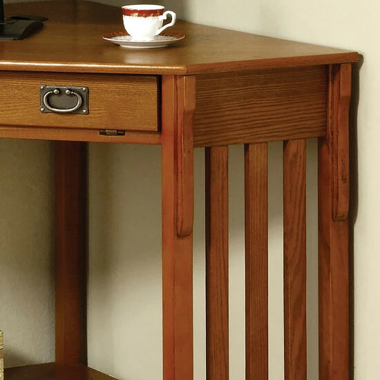 Best reviews of 🌟 Furniture Of America Cruff Cottage Oak 32-inch 1-drawer Computer Desk 😍 - Image 4