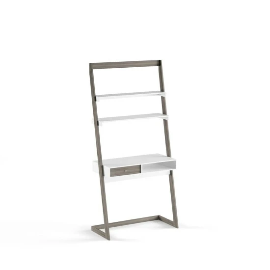 Hot Sale 😀 Furniture Of America Tali Contemporary 2-tone 32-inch Computer Desk Black/distressed Grey ⭐ - Image 8