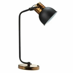 Promo 🔥 Krix Industrial Black Table Lamp By Furniture Of America 🤩