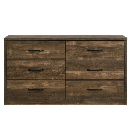 Buy ⭐ Furniture Of America Greer Walnut 6-Drawer 👗 Dresser With USB Ports ⭐ - Image 6