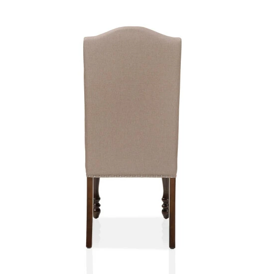 Deals π₯ Furniture Of America Ketz Traditional Taupe Dining Chairs (Set Of 2) β - Image 5
