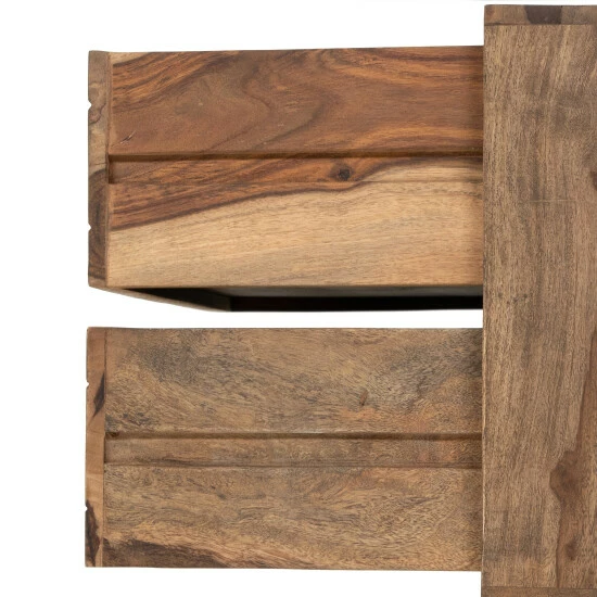 Discount ⌛ Furniture Of America Oli Mid-Century Modern Solid Wood Nightstand 😀 - Image 7