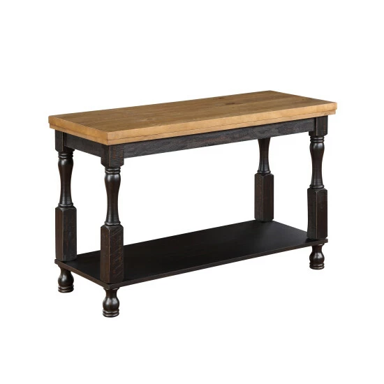Top 10 😍 Furniture Of America Harrington Antique Black And Oak Sofa Table 🎁 - Image 4