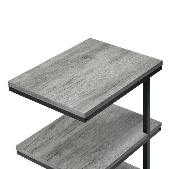 Cheapest 😉 Furniture Of America Jolle Contemporary 14-inch 2-shelf Side Table Light Grey 😀 - Image 6