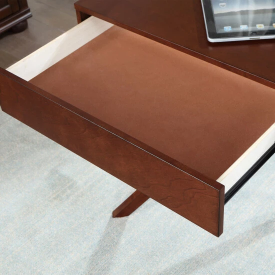 Buy 😉 Foli 2-Drawer Desk With USBs And Power Outlets By Furniture Of America Luminous White 🎁 - Image 7