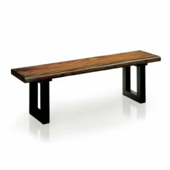 Hot Sale β Furniture Of America Divo Rustic Oak Solid Wood U-shaped Dining Bench π