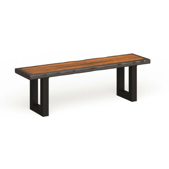 Hot Sale β Furniture Of America Divo Rustic Oak Solid Wood U-shaped Dining Bench π - Image 8