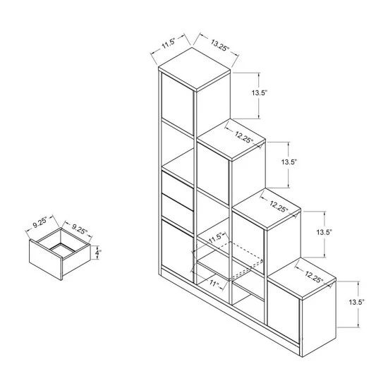 Deals π Furniture Of America Arla Modern White 6-shelf Staircase Bookcase π - Image 8