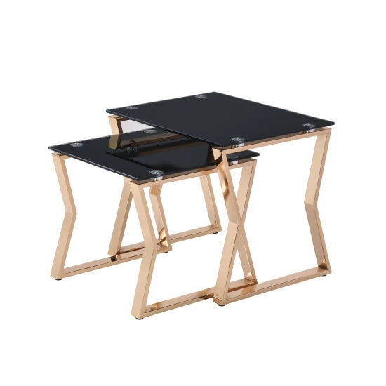 Cheap 🎉 Furniture Of America Morfell Contemporary 20-inch Nesting Tables Gold 🤩 - Image 6