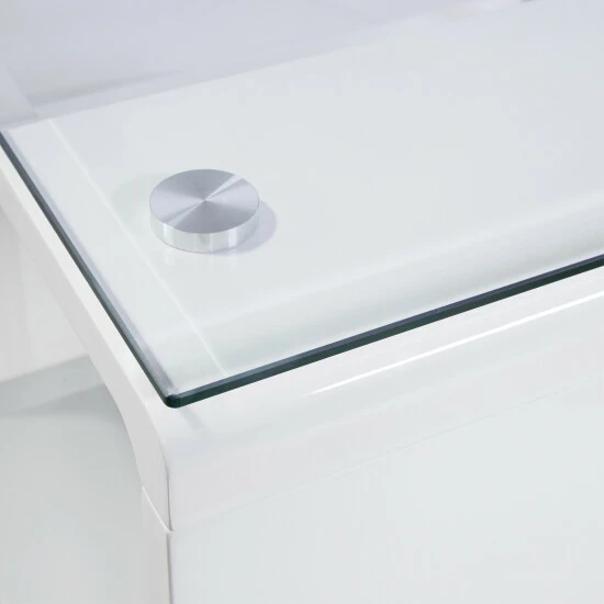 Promo 🎉 Furniture Of America Rost Contemporary White 24-inch 2-shelf Side Table 💯 - Image 8