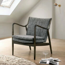 Hot Sale 🔔 Furniture Of America Petz Upholstered Mid-century Modern Accent Chair Grey 🔔