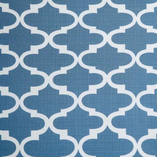 Buy ⌛ Furniture Of America Monterey Quatrefoil Pattern Accent Chair (Set Of 2) Blue 🧨 - Image 2