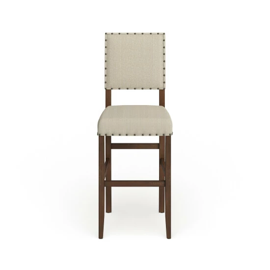 Flash Sale π― Furniture Of America Tays Contemporary Brown Fabric Bar Chairs (Set Of 2) 𧨠- Image 5