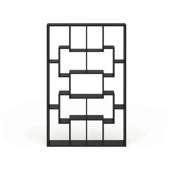 Discount 🌟 Furniture Of America Fora Contemporary Walnut Open Shelf Bookcase 🌟 - Image 4