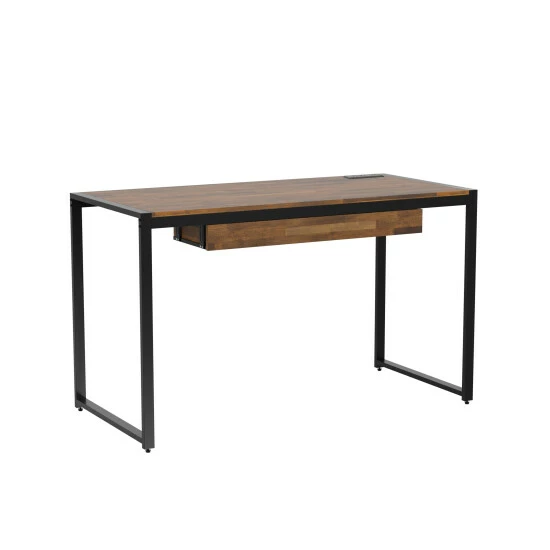 Best reviews of 🥰 Furniture Of America Industrial 50-inch Computer Desk With USB Ports 🔔 - Image 6